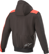 ALPINESTARS Rhod Windstopper Hoodie - Black/Gray/Red - 2XL 4200420-1123-2X