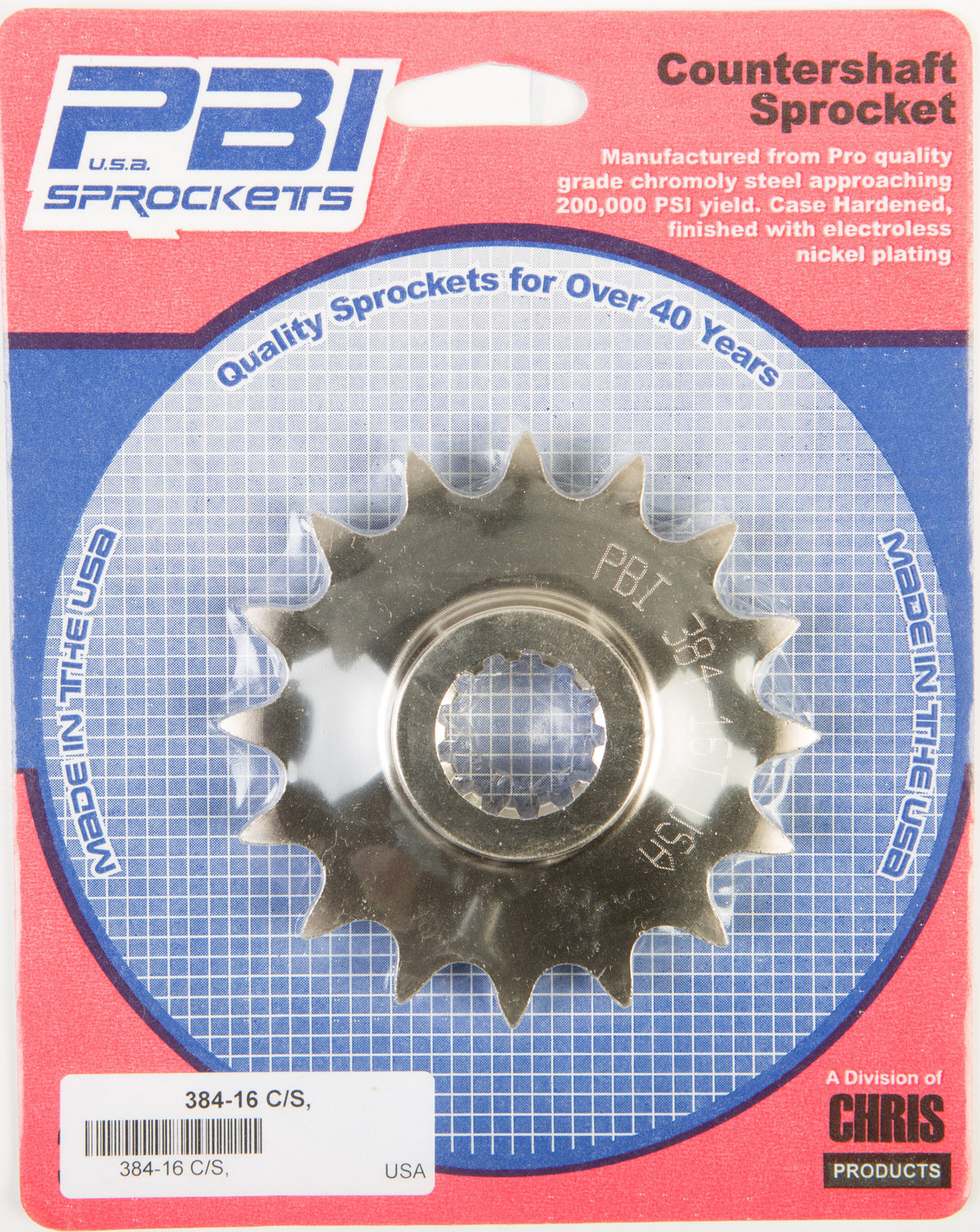 PBIFront Cs Sprocket Steel 16t-520 Hon384-16