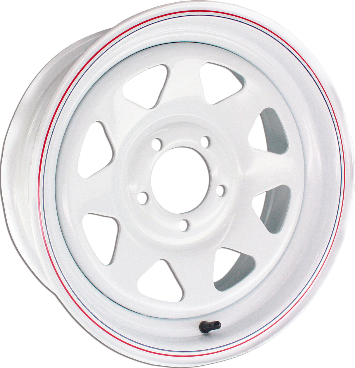 AWC 8 Spoke Steel Trailer Wheel 12"X4" 8024012