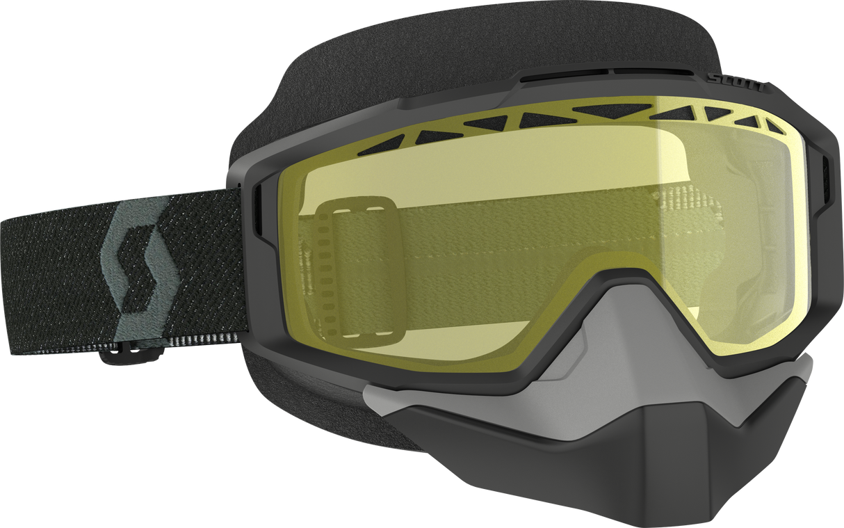 SCOTT Split Otg Snow Cross Goggle Black W/Yellow 285543-001029