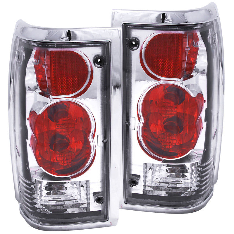 ANZO 1986-1993 Mazda B2000 Taillights Chrome 211111