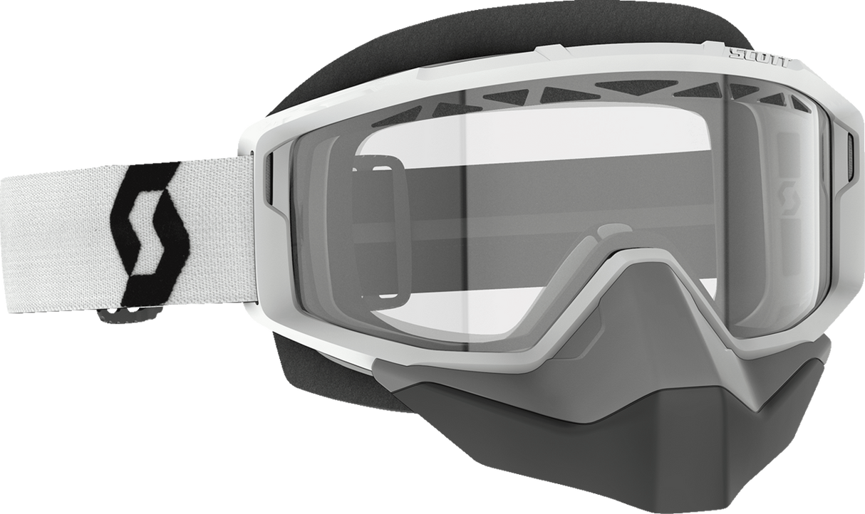 SCOTT Primal Snow Cross Goggle - White - Clear 278606-0002043