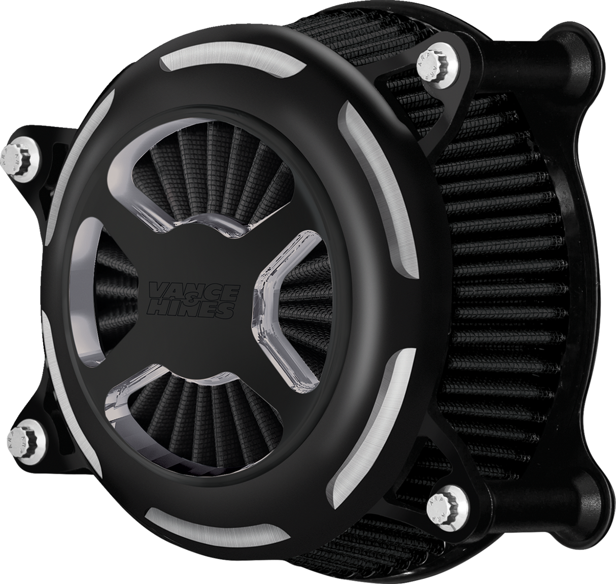 VANCE & HINES VO2 X Air Cleaner - Black Contrast - XL 42339