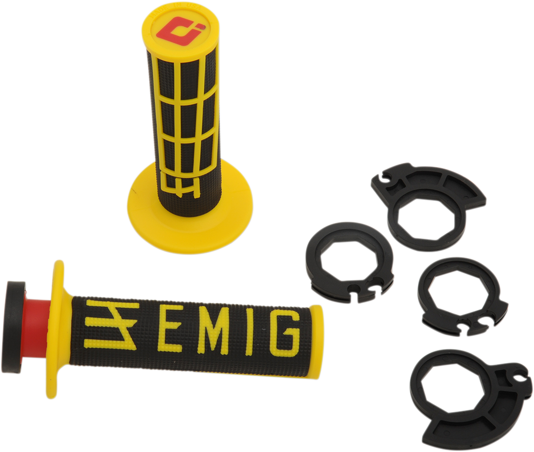 ODI Grips - Emig - Racing - Black/Yellow H36EMBY