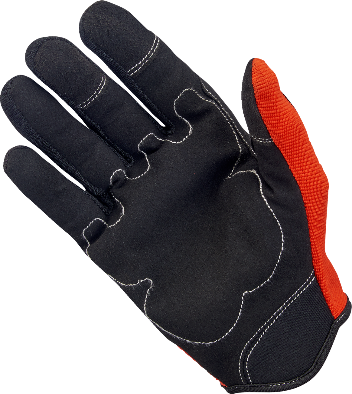 BILTWELL Moto Gloves - Orange/Black - Large 1501-0106-004