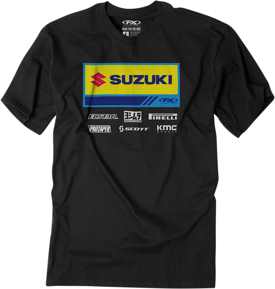 FACTORY EFFEX Suzuki 21 Racewear T-Shirt - Black - 2XL 24-87428