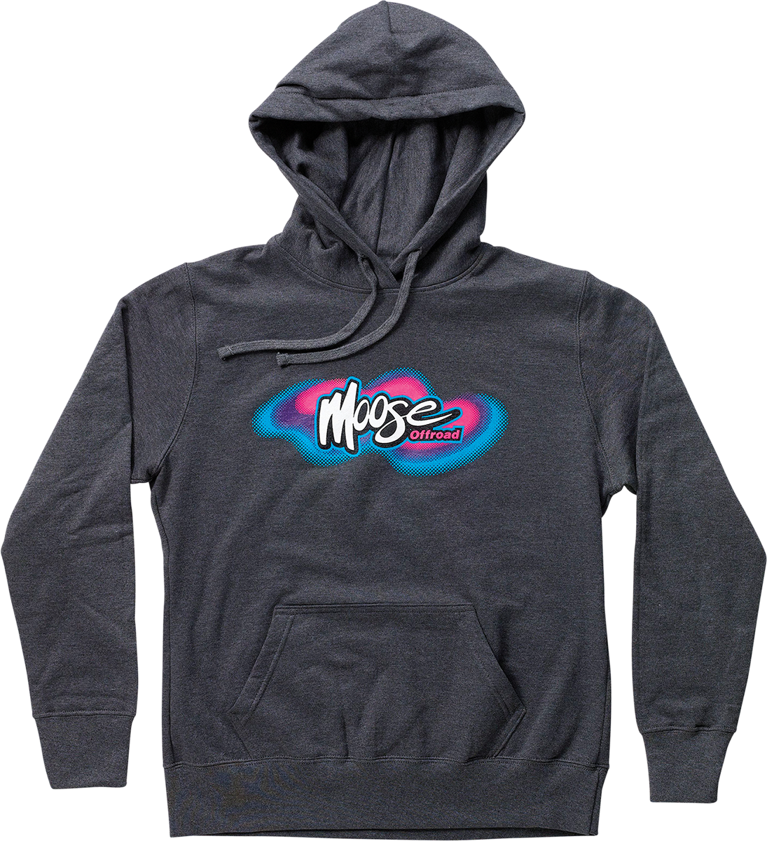 MOOSE RACING Women's Retro Hoodie - Gray - Large 3051-1152