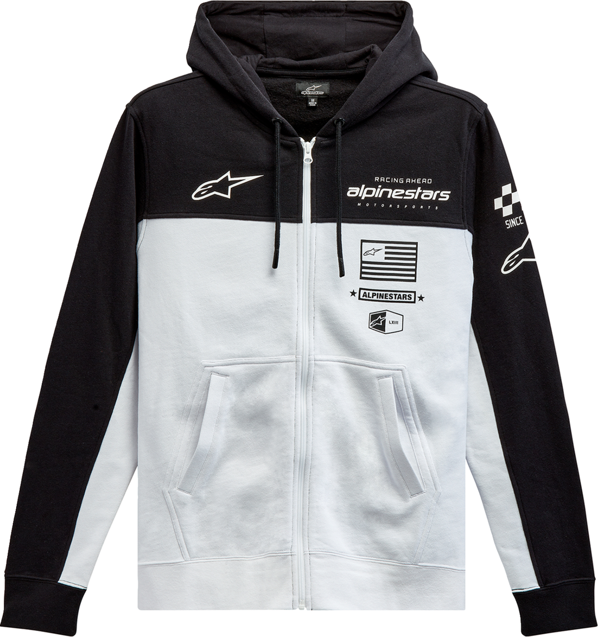 ALPINESTARS H Block Hoodie - Black/White - Large 1213510701020L