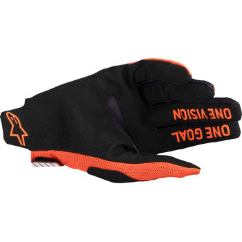 ALPINESTARS Radar Pro MX Gloves - Hot Orange - XL 3560325-420-XL