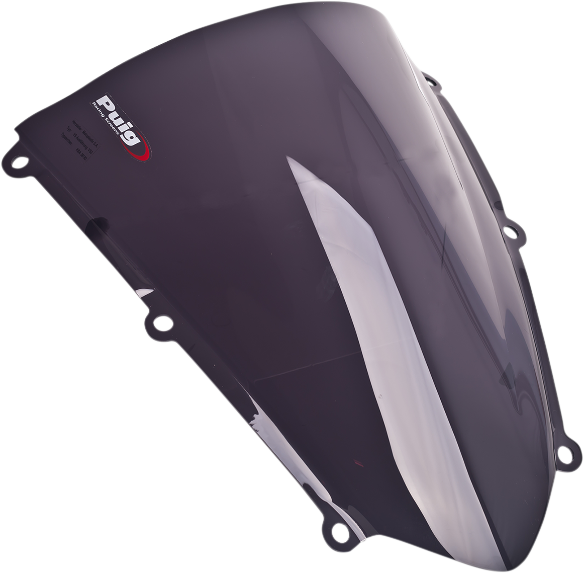 PUIG HI-TECH PARTS Race Windscreen - Dark Smoke - CBR600RR 4356F