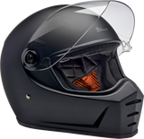 BILTWELL Lane Splitter Helmet - Flat Black - Small 1004-201-502