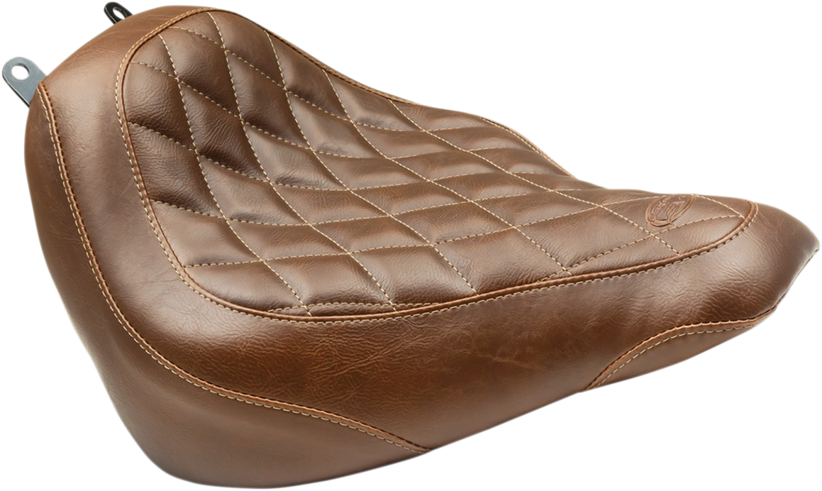 MUSTANG Wide Tripper Seat - Diamond - Brown 83005