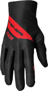 THOR Intense Dart Gloves - Black/Red - Large 3360-0053