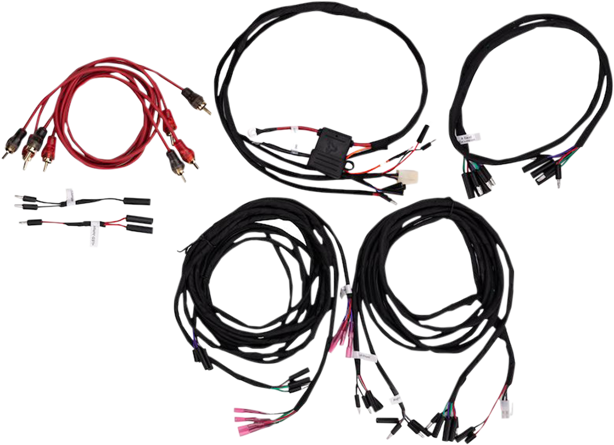 MB QUART Dual Amp Wire Harness - Universal RZR-BTDAH