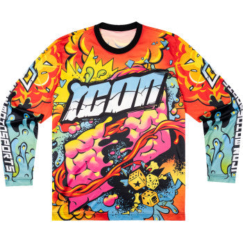 ICON Scatterbrain Jersey - Black - Large 2824-0112