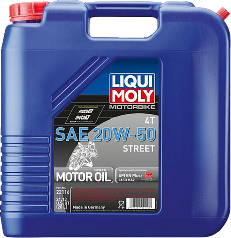 LIQUI MOLY Street 4T Oil - 20W-50 - 20L 22116