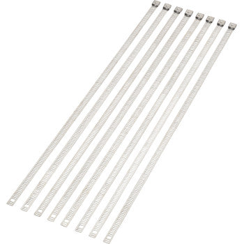 MOOSE RACING Cable Tie - Silver - 14" - 8 Pack 304-0515
