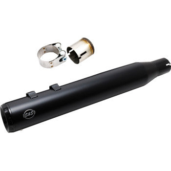 S&S CYCLE 2-into-1 4" Swindler Muffler Kit - Black - M8 Touring 2017-2025 550-1139