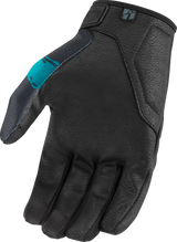 ICON Hooligan™ Munchies Gloves - Teal - Medium 3301-4797