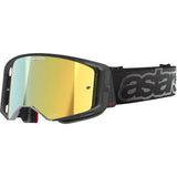 ALPINESTARS GOGGLES Supertech Vision Goggle - Vista - Black - Gold Mirror Lens  5100226-1581