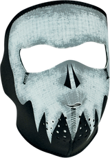 ZAN HEADGEAR Full-Face Mask - Gray Skull Glow WNFM081G