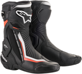 ALPINESTARS SMX+ Boots - Black/White/Red Fluorescent - US 7.5 / EU 41 2221019-1231-41