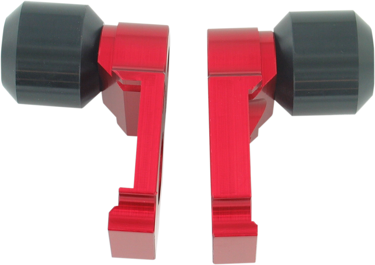 DRIVEN RACING Axle Block Sliders - Suzuki - Red DRAX-111-RD