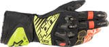 ALPINESTARS GP Tech V2 S Gloves - Black/Fluo Yellow/White/Fluo Red - Small 3556422-1503-S