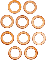 JAMES GASKET Lower Fork Leg Copper Washers - 10-Pack JGI-45398-96