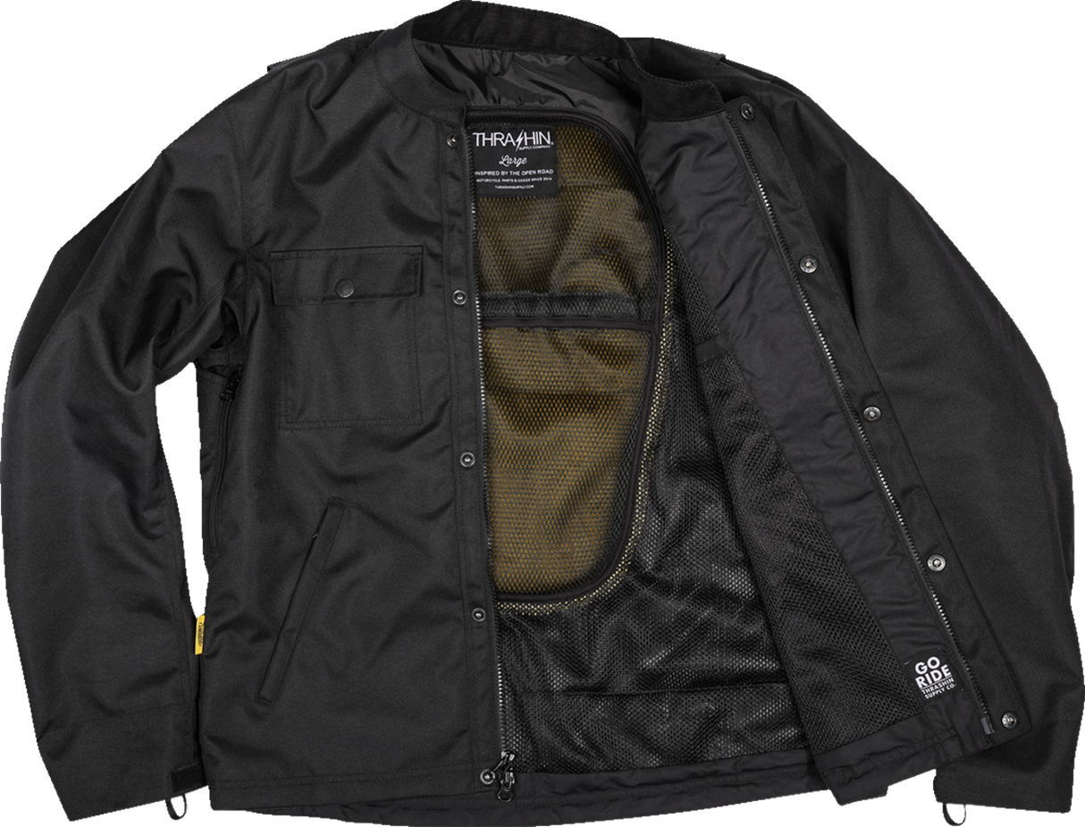 THRASHIN SUPPLY CO. Atlas v2 Riding Jacket - Black - Medium TMJ-09-09