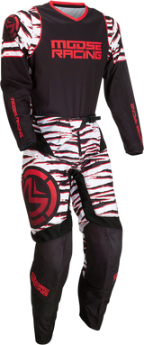 MOOSE RACING Qualifier Pants - Black/Red - 30 2901-10051