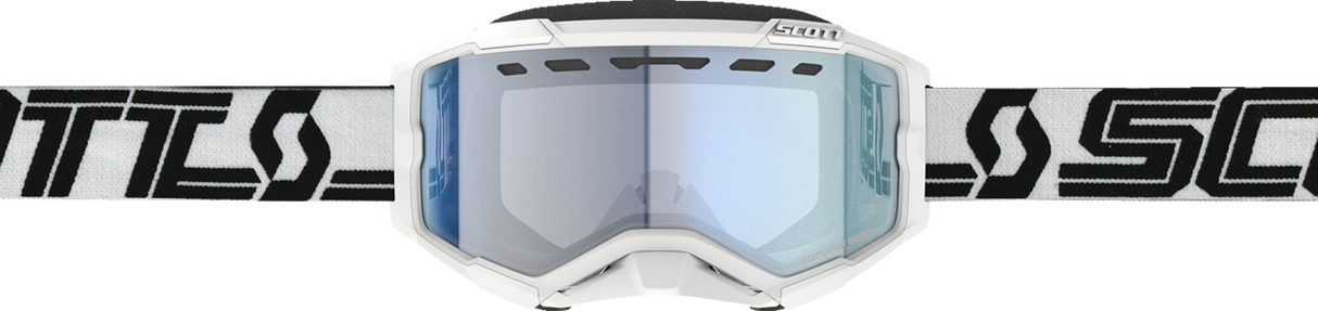 SCOTT Fury Snow Goggles - White/Black - Blue 278605-1035107