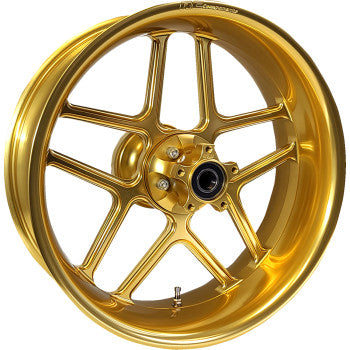 RC COMPONENTS Wheel - Laguna - Rear - Single Disc/with ABS - Gold - 18x5.5 185-140G-RAC