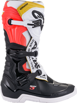 ALPINESTARS Tech 3 Boots - Black/White/Orange - US 7 2013018-1238-7