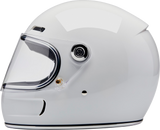 BILTWELL Gringo SV Helmet - Gloss White - Large 1006-104-504