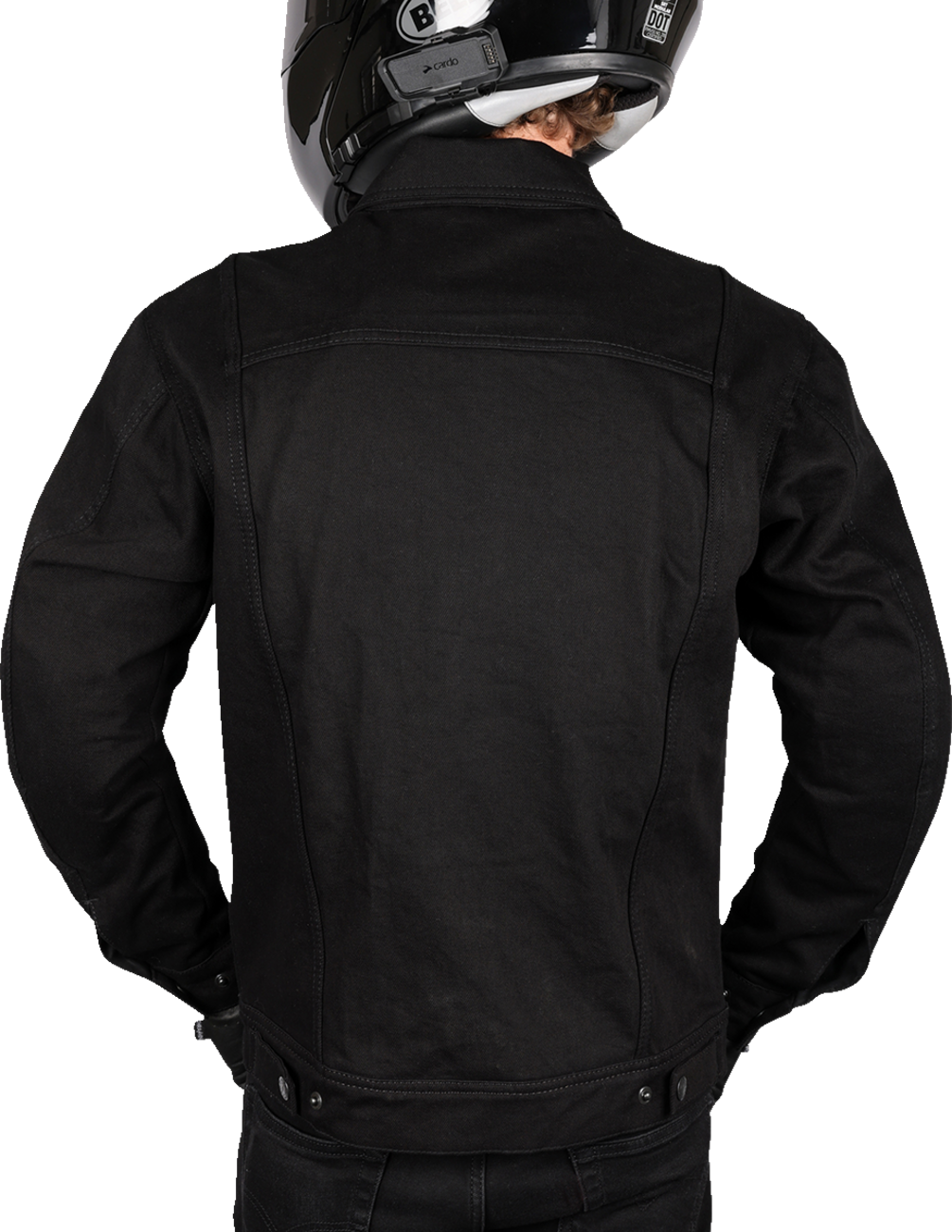 THRASHIN SUPPLY CO. Highway v2 Denim Riding Jacket - Black - Large TMJ-10-10