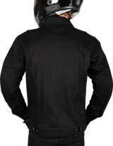 THRASHIN SUPPLY CO. Highway v2 Denim Riding Jacket - Black - Large TMJ-10-10