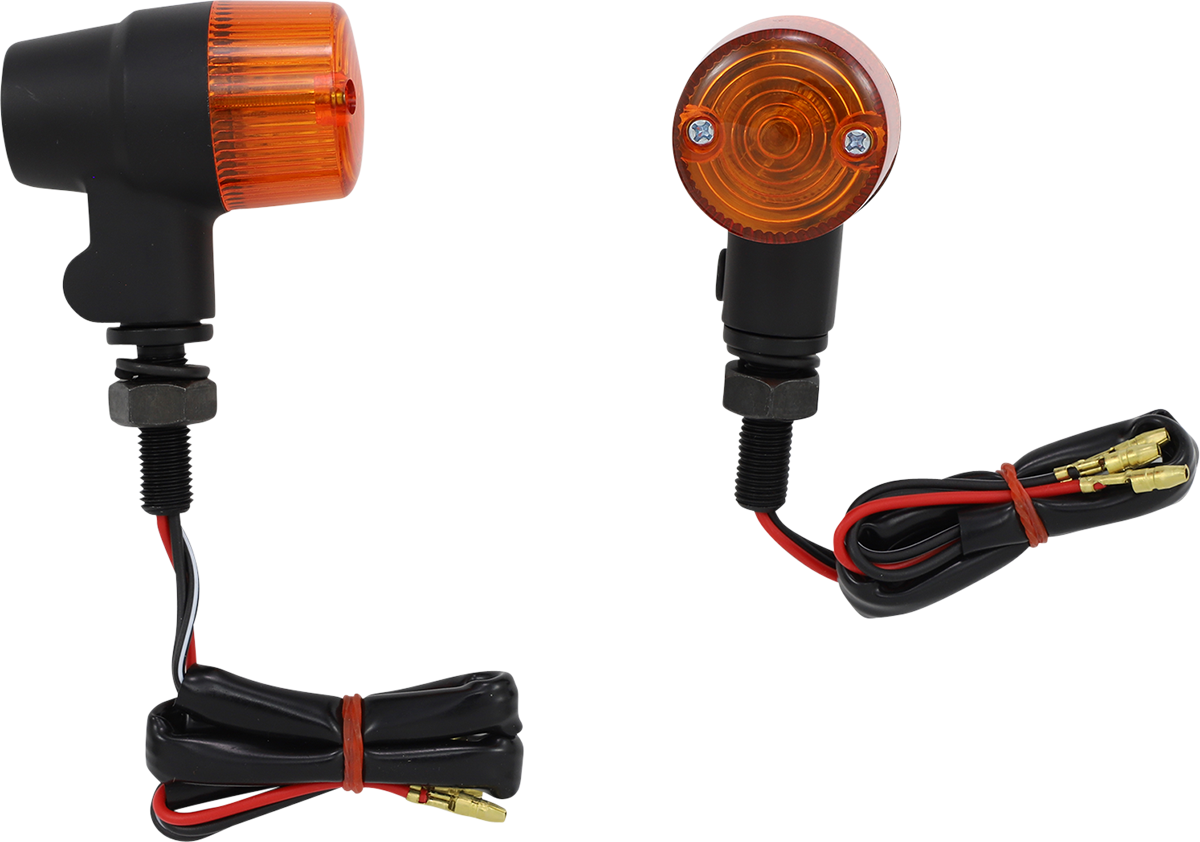 K&S TECHNOLOGIES Marker Light - Dual Filament - Amber/Black 25-8633