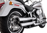 VANCE & HINES 3" Twin Slash Slip-On Muffler - Chrome 16343