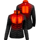 GERBING HEATED CLOTHING Women's 7V Khione Insulated Heated Puffer Jacket 2.0 - XL GERKPJKT7VWBXL