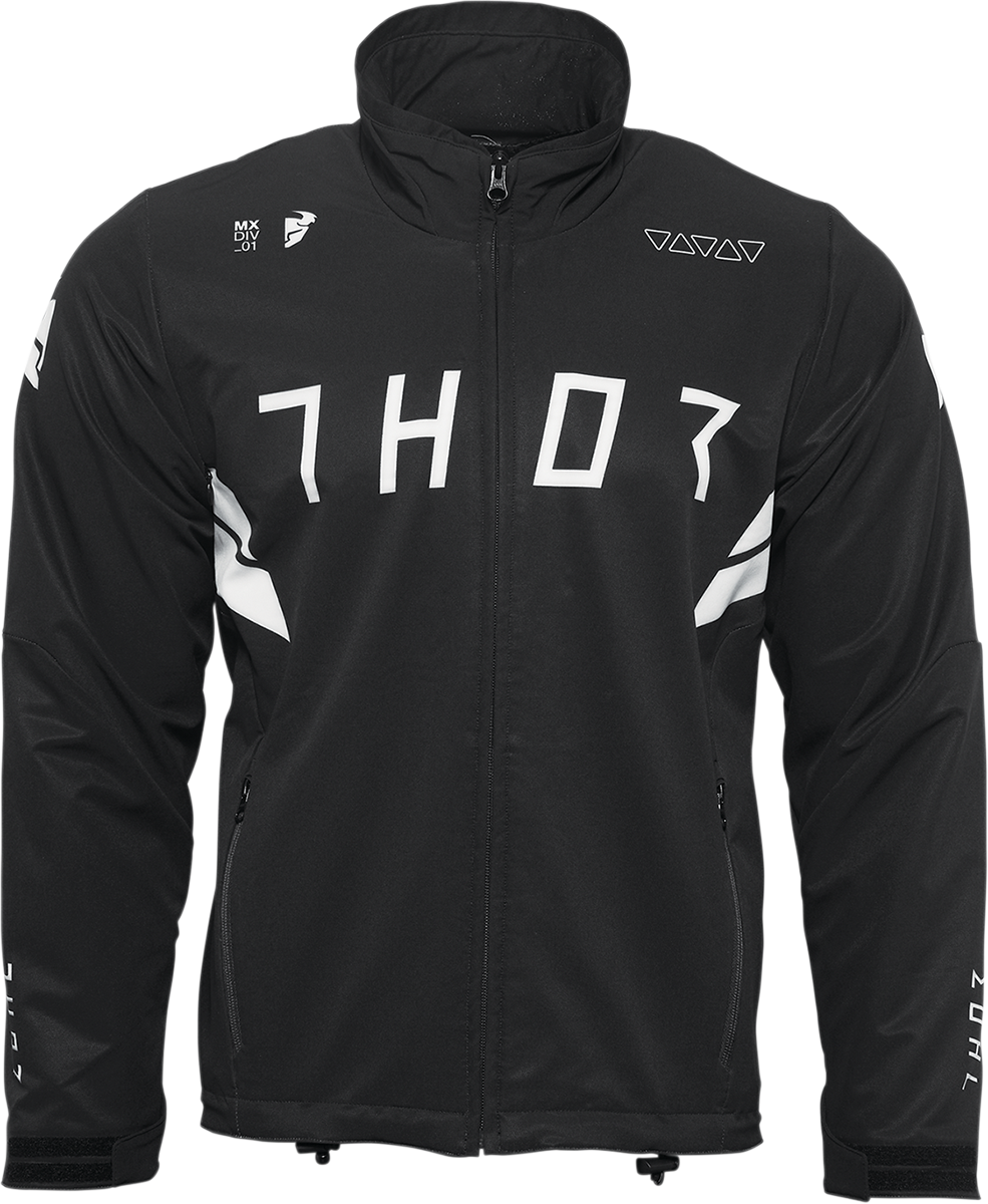 THOR Warmup Jacket - Black/White - Medium 2920-0673