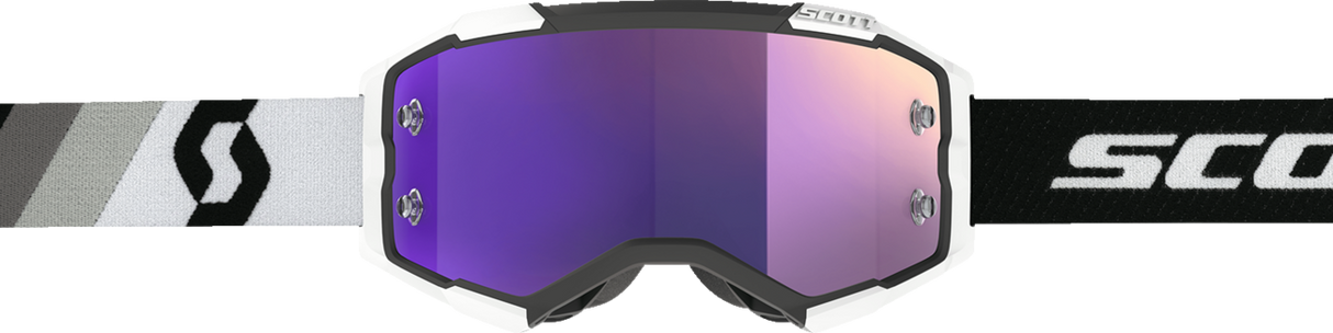 SCOTT Fury Goggle - Premium Black/White - Purple Chrome 272828-7702281