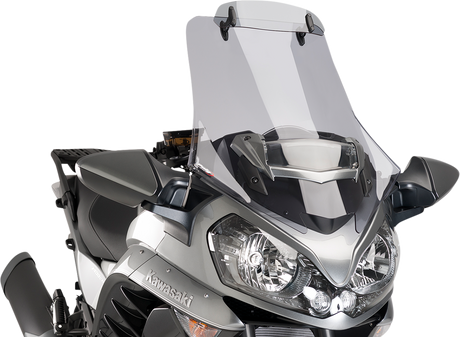 PUIG HI-TECH PARTS Touring Windscreen w/ Visor - Light Smoke 7629H