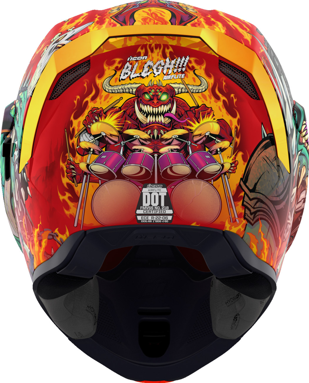 ICON Airflite™ Helmet - Blegh - MIPS® - Red - Medium 0101-16922