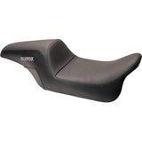 SLYFOX Slyfox Seat - Gray Logo - Smooth Vinyl - Carbon Fiber - FL '97-'07 0801-1613