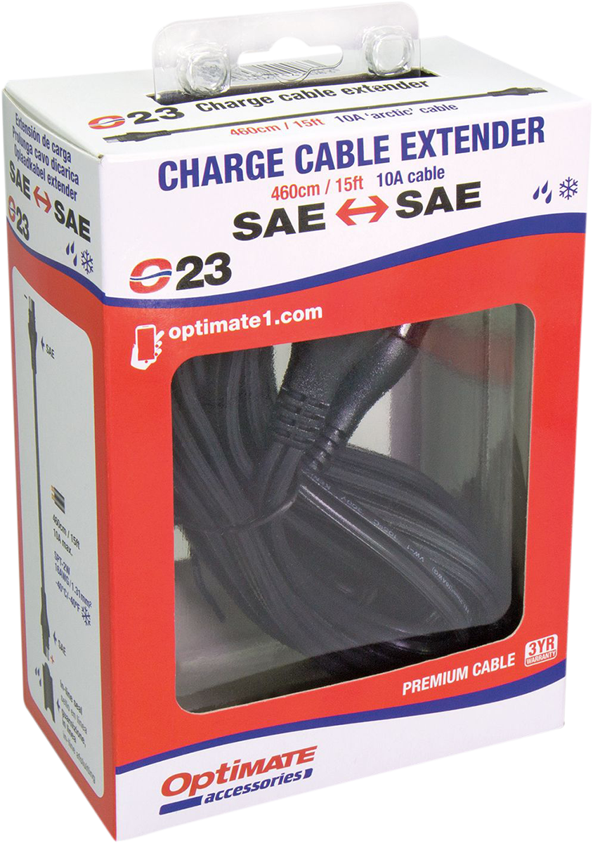 TECMATE Charger Cord - 15' Extender O-23