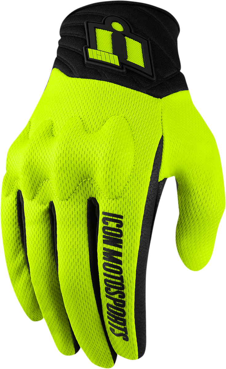 ICON Anthem 2 CE™ Gloves - Hi-Vis - Small 3301-3671