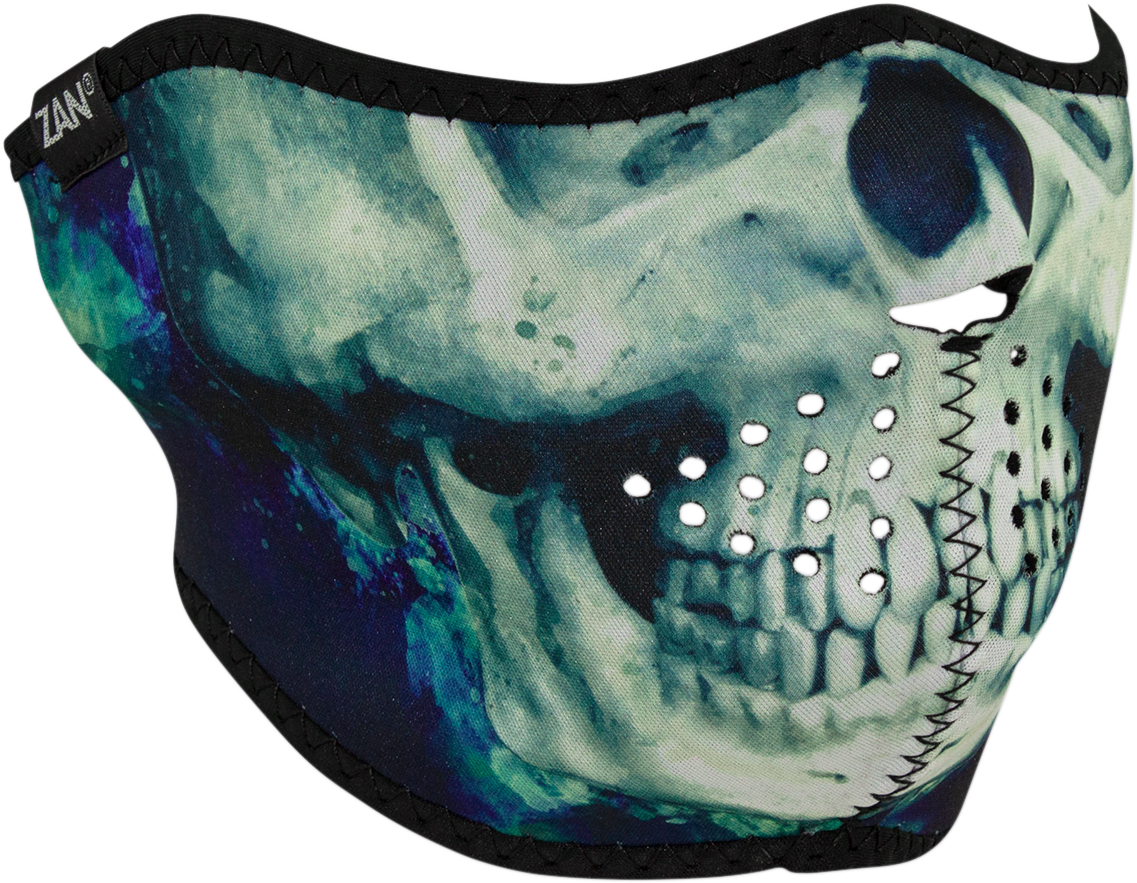 ZAN HEADGEAR Half Mask - Paint Skull WNFM414H