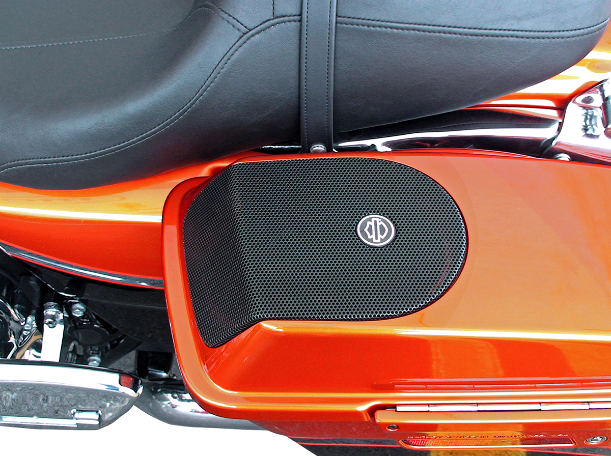 J & M Speakers for Boom Saddlebag Lid - 06-18FLHT/FLHX/FLTR HDRK-5X7TW-XXR