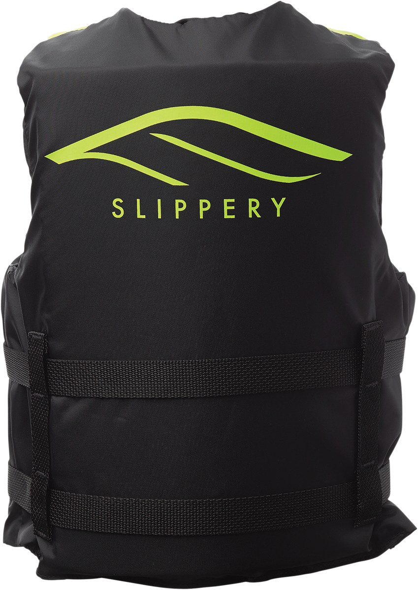 SLIPPERY Youth Hydro Vest - Black/Neon Yellow 11221430000220